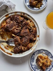 Bread pudding od kroasana